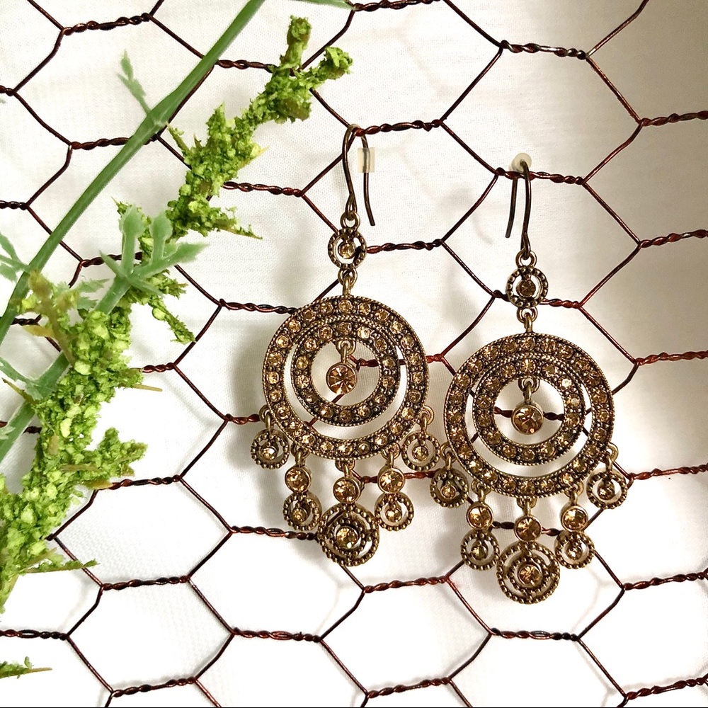 Pave Chandelier Earrings